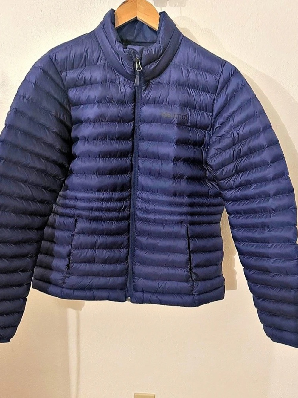Marmot Echo Featherless Insulated Jacket Women's Puffer Jacket in Blue Size L